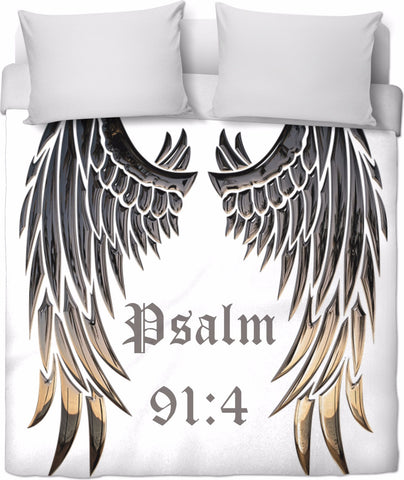 Covered By His Wings Duvet