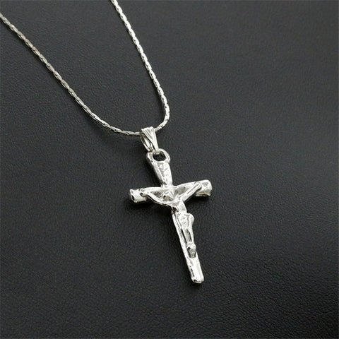 Stainless Steel Cross Pendant Necklace
